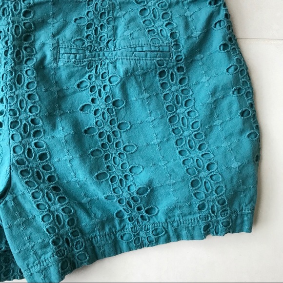 Ann Taylor Loft Factory Eyelet Cotton Shorts SH86 - Picture 8 of 8